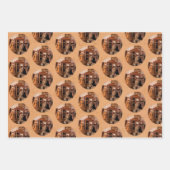 人形フランスのと友だち ラッピングペーパーシート (正面)