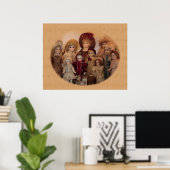 人形フランスのと友人のポスター ポスター (ホームオフィス)