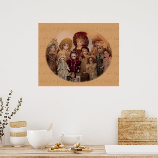 人形フランスのと友人のポスター ポスター (キッチン)