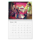 人形ポット：カレンダー カレンダー (2月 2026)