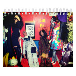 人形ポット：カレンダー カレンダー