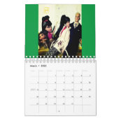 人形ポット：カレンダー カレンダー (3月 2022)