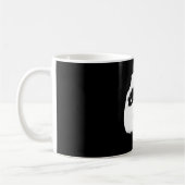 人形ユニーク顔 コーヒーマグカップ (左)