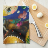 人形ロシアののネスト キッチンタオル (四つ折り)