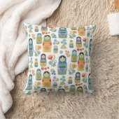 人形ロシアののネスト クッション (ブランケット)