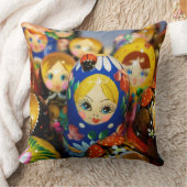 人形ロシアののネスト クッション (ブランケット)