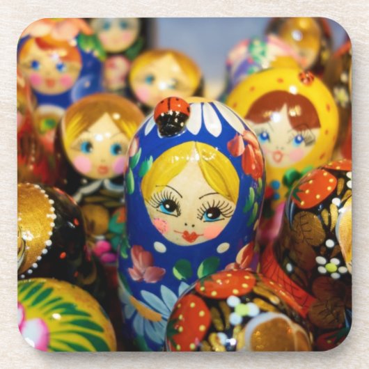 人形ロシアののネスト コースター (正面)