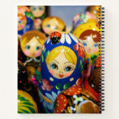 人形ロシアののネスト ノートブック (裏面)