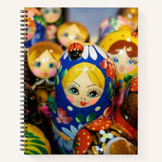 人形ロシアののネスト ノートブック (正面)