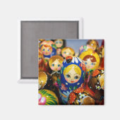 人形ロシアののネスト マグネット (正面/裏面)