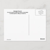 人形ロシアのはがき ポストカード (裏面)