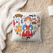 人形ロシアのマトリヨシュカクッションカバー クッション (ブランケット)