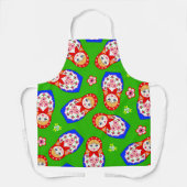 人形ロシアのマトリヨスカエプロン エプロン (正面)