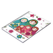 人形ロシアの手帳 ノートブック (左側)