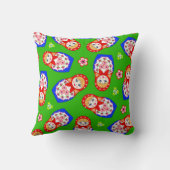 人形ロシアの枕 クッション (裏面)