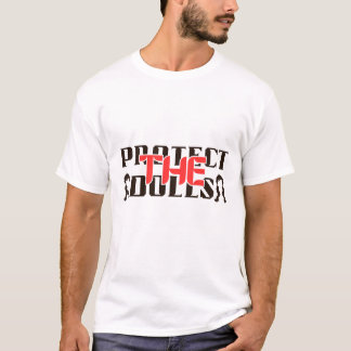 人形保護 – ゴシックタイポグラフィ Tシャツ