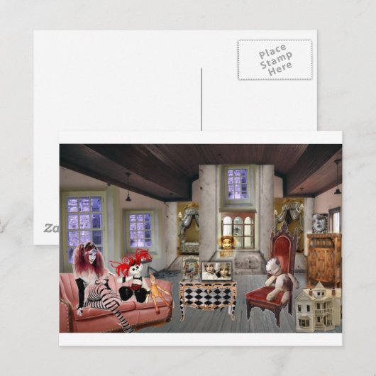 人形失った地に ポストカード (正面/裏面)