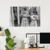 人形小さな女の子, 1930年代 ポスター (ホームオフィス)