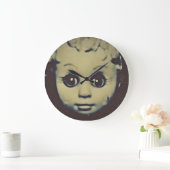 人形幽霊のよく出る贈り物 ラージ壁時計 (ホーム)