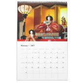 人形日本のカレンダー カレンダー (2月 2027)