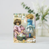 人形洗濯の日 ポストカード (スタンド正面)