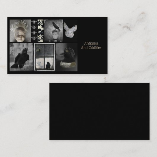 人形顔及び会社 名刺 (正面/裏面)