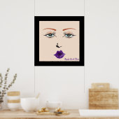 人形顔「ロックガールシック」ポスター ポスター (キッチン)