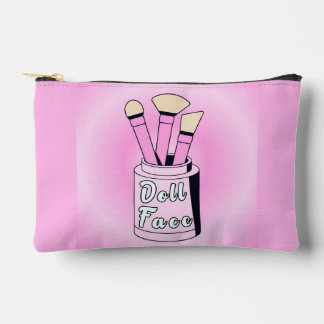 人形顔- 1940sキャンバス印刷 アクセサリーポーチ