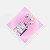 人形顔- 1940sキャンバス印刷 スタンダードランチョンナプキン (角)