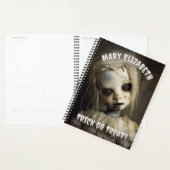 人形80sホラー幽霊のよく出るをトリックまたは治療 プランナー手帳 (ディスプレー)