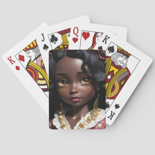 人形 – アジア： トランプ (裏面)