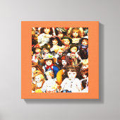 人形 キャンバスプリント (正面)