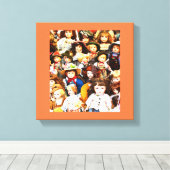 人形 キャンバスプリント (インサイチュ (ウッドフロア))