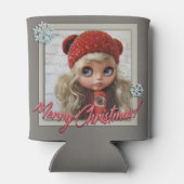 人形，クリスマス，クリスマス，新年 缶クーラー (裏面)