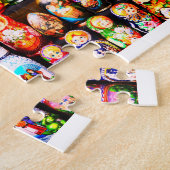 人形 ジグソーパズル (側面)