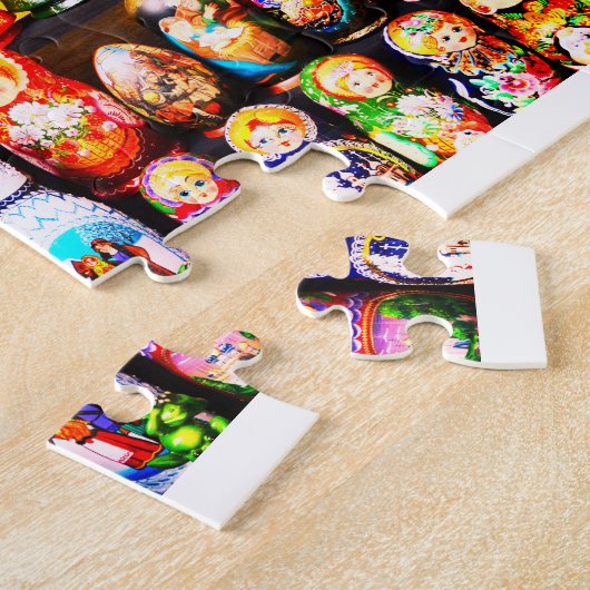 人形 ジグソーパズル (側面)