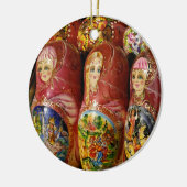 人形 セラミックオーナメント (左)