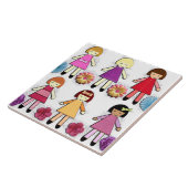 人形 タイル (側面)