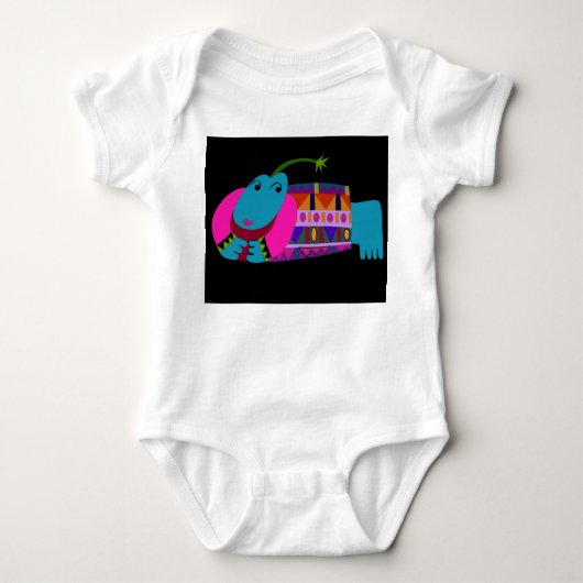 人形 ベビーボディスーツ (正面)