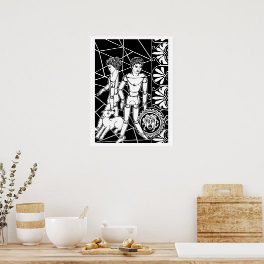 人形 ポスター (キッチン)