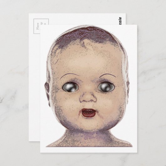 人形 ポストカード (正面/裏面)