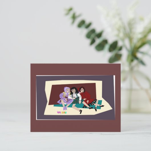 人形 ポストカード (スタンド正面)