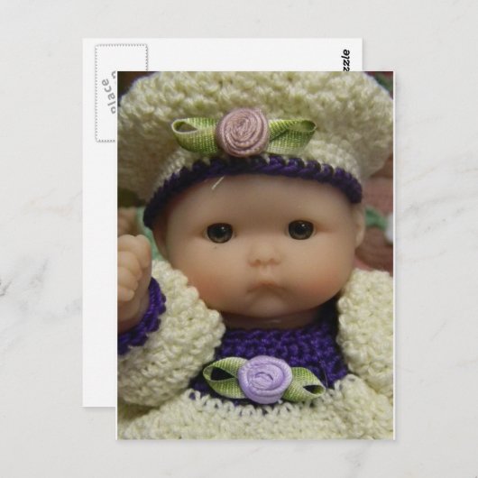 人形 ポストカード (正面/裏面)