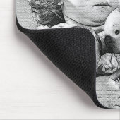 人形 マウスパッド (コーナー)