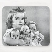 人形 マウスパッド (正面)