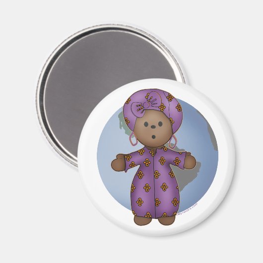 人形 マグネット (正面/裏面)
