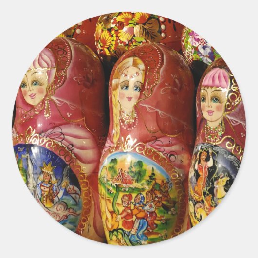 人形 ラウンドシール (正面)