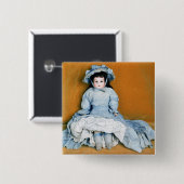 人形 缶バッジ (正面&裏面)