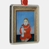 人形、c.1892またはc.1904-05の女の子 メタルオーナメント (右)