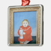 人形、c.1892またはc.1904-05の女の子 メタルオーナメント (左)